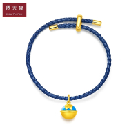 周大福 迪士尼经典系列 唐老鸭冲鸭铃铛 定价足金金转运珠/吊坠/配绳