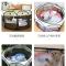 黄色 S(73*73*43cm) 宠物笼子四季通用猫咪产房宠物帐篷宠物窝围栏猫咪可折叠窝八角笼