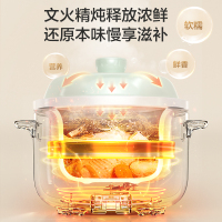 苏泊尔(SUPOR)电炖锅婴儿辅食锅煮粥锅小型家用迷你电炖盅1.5L/升炖汤盅煲汤锅24H预约自动保温DG15YC885