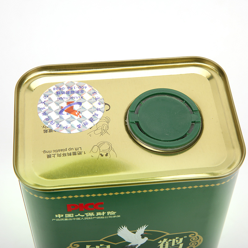 黑龙江特产锦鹤冷鲜榨原生态非转基因大豆油礼品装2L