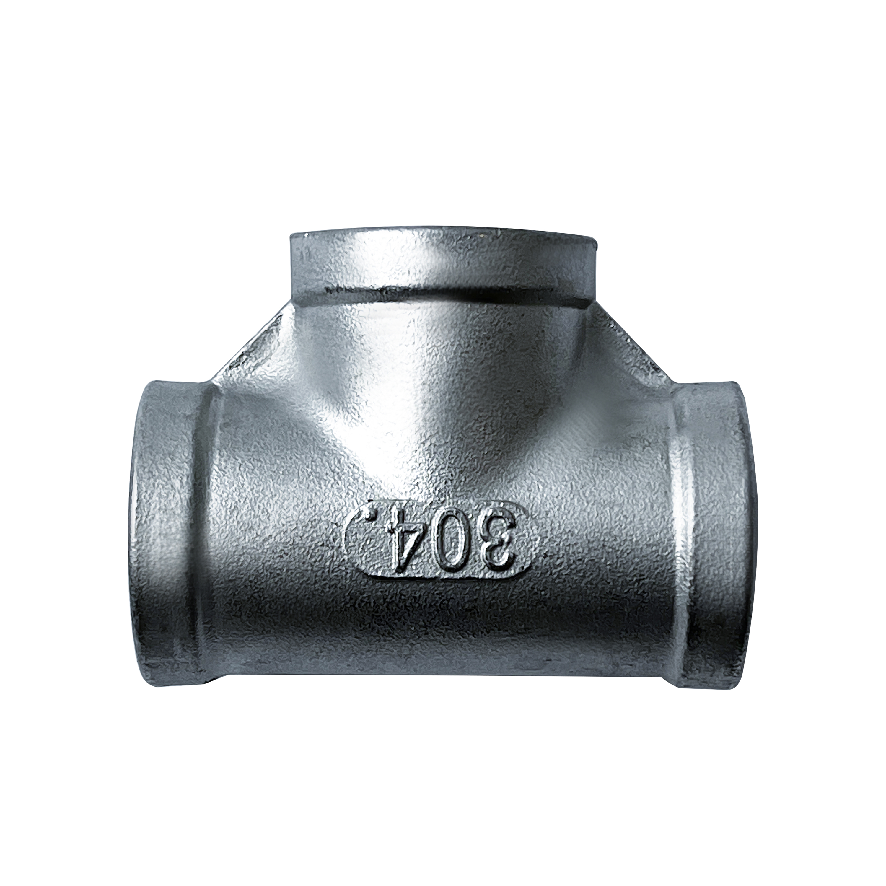 杉外山 304不锈钢内丝三通水管接头 单位：个高清大图