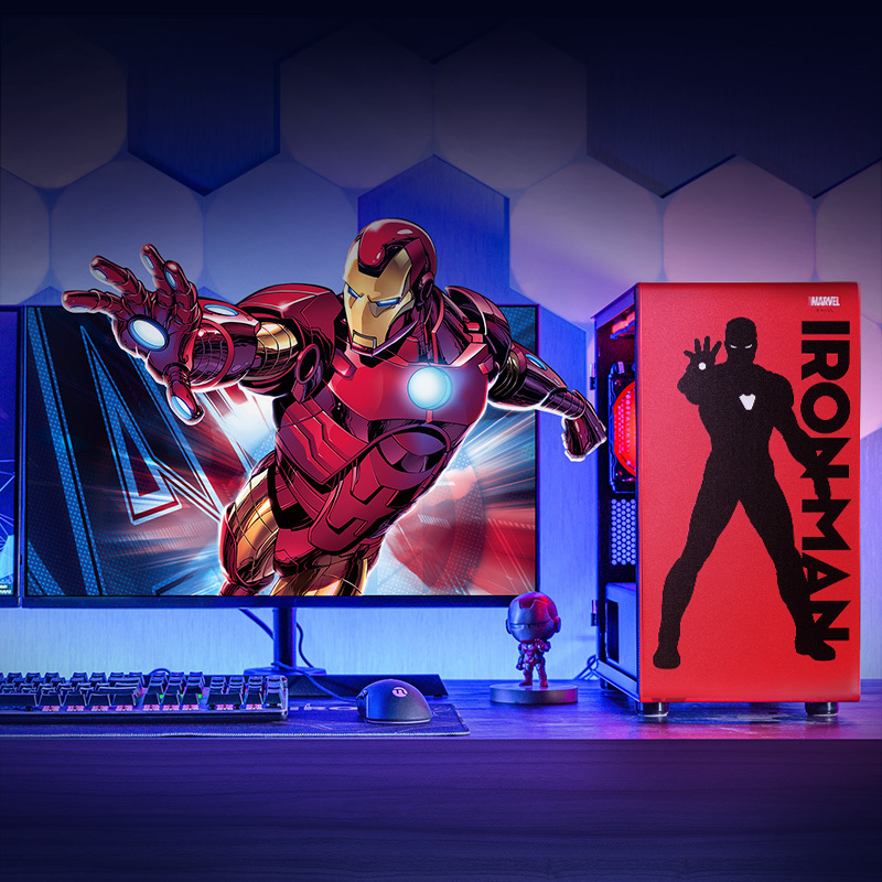 宁美国度 AMD三代锐龙R5 3600/5600X/RX5600XT台式电脑主机漫威钢铁侠电竞游戏赛博朋克2077高配组装整机DIY