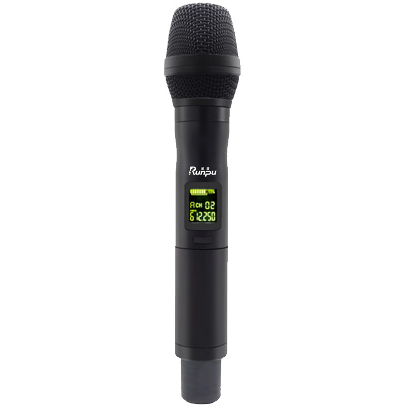 润普Runpu 国产化 专业会议话筒 真分集 无线一拖二手持式麦克风RP-WZF9992S高清大图