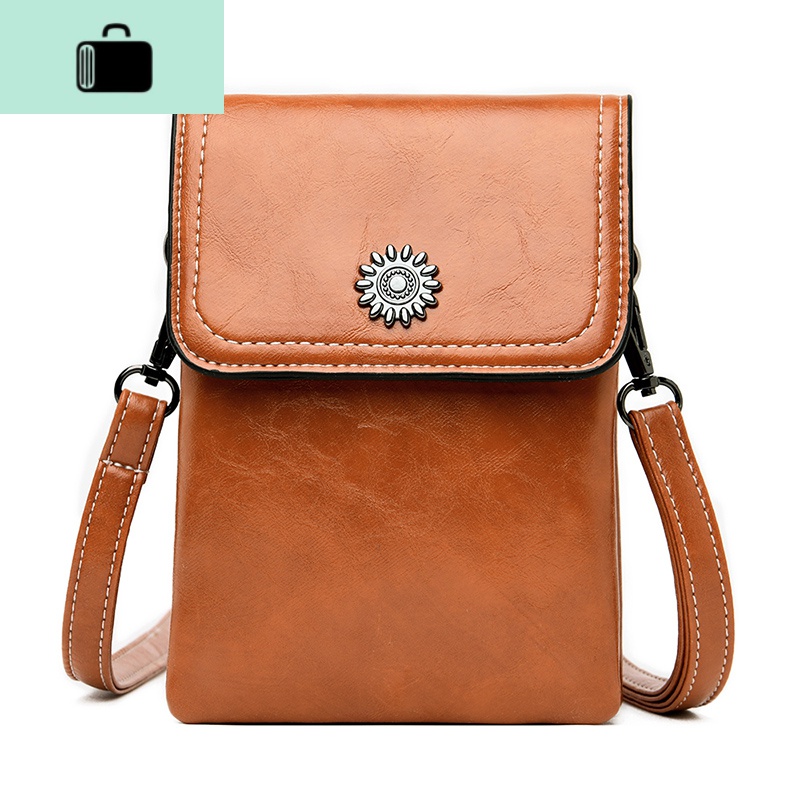 2020新款韩版潮百搭简约大容量手机包女包装放零钱迷你斜挎包NEWLAKE 黄色