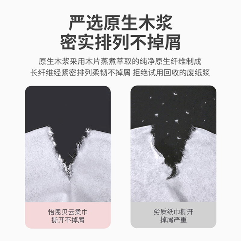 怡恩贝婴儿保湿柔纸巾6包108抽