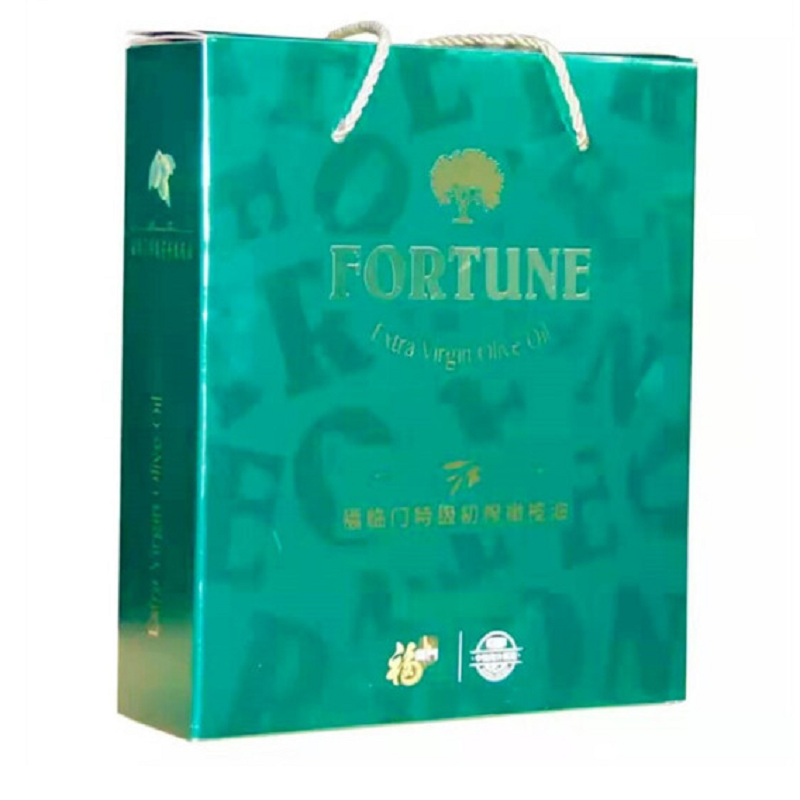 中粮福临门特级初榨橄榄油礼盒500ml*2瓶