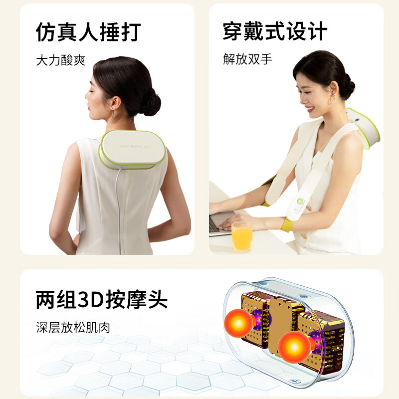 和正 HZ-C1捶捶爽颈肩按摩器(计价单位:个)高清大图