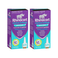 Rhinocort [澳洲进口] 鼻喷 鼻喷雾剂舒缓鼻 小犀牛鼻喷 鼻炎喷剂 *2支[保质期22年6月]