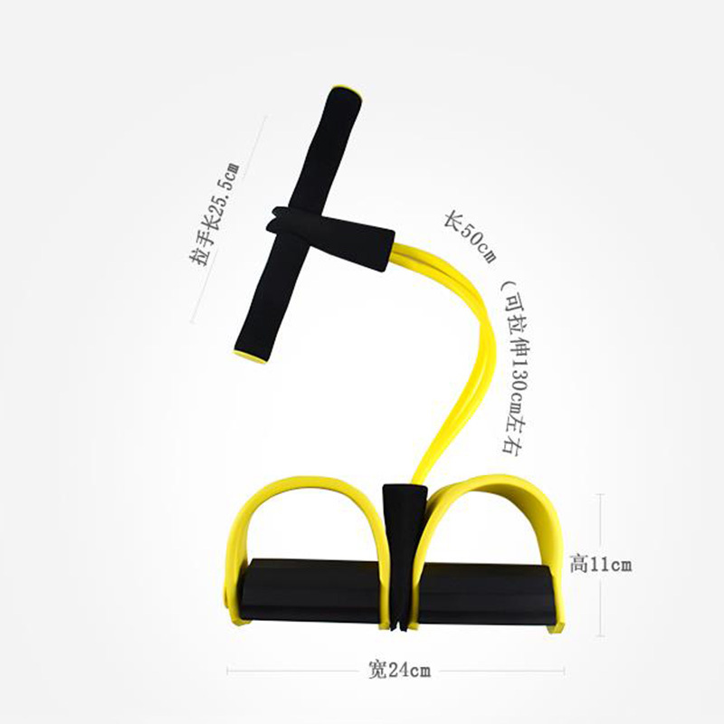 脚蹬拉力神器仰卧起坐辅助家用健身器材瑜伽运动肚子弹力绳拉力器