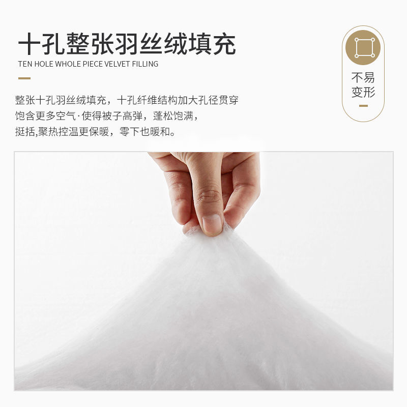 棉被子冬天加厚保暖10斤棉被被芯棉丝绵被子双人12斤春夏秋冬季高清大图