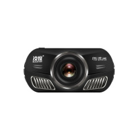 凌度(BLACKVIEW)新款汽车载行车记录仪前后双录高清夜视360倒车影像一体机 黑色 套餐六