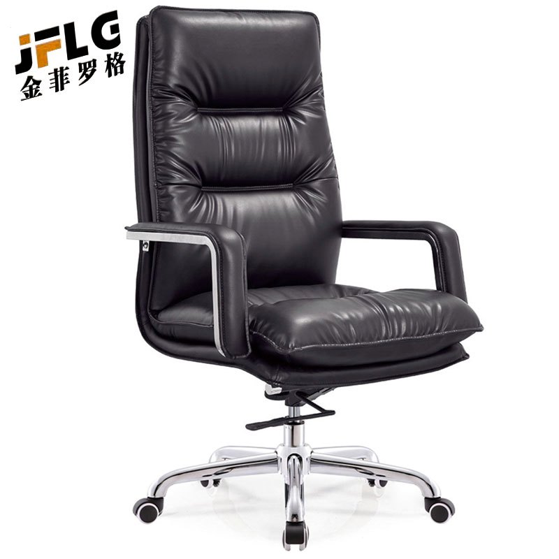 苏宁 金菲罗格 办公家具西皮会议办公经理椅高清大图