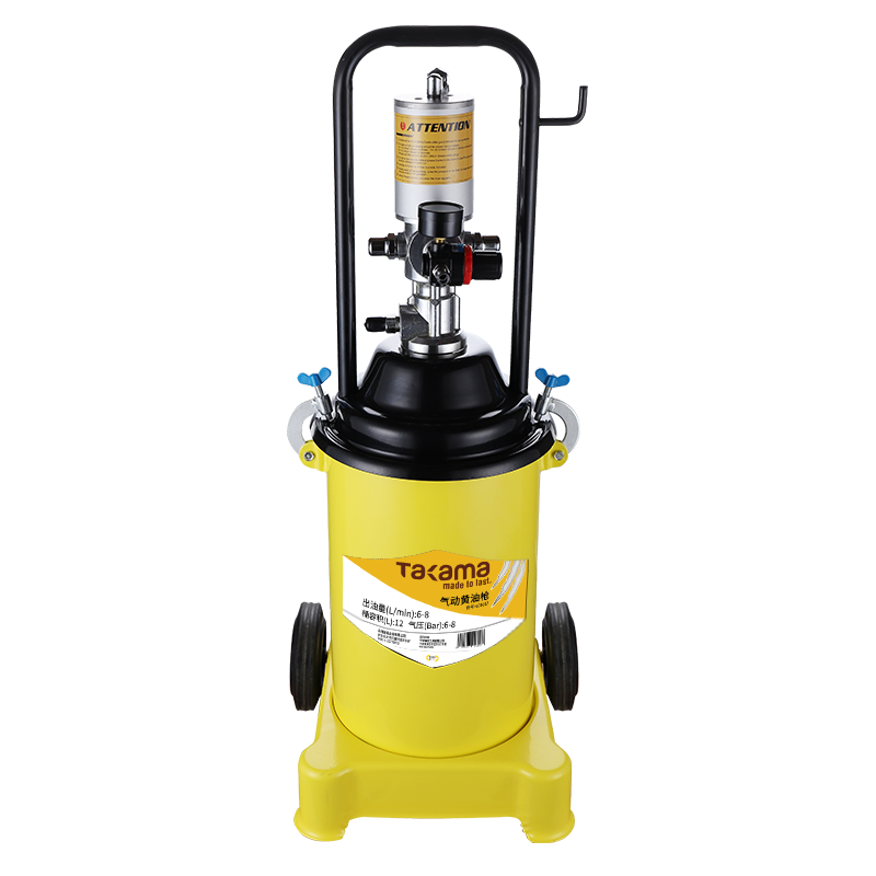高松 takama 气动高压黄油枪打黄油机注油器 黄油泵车载 12L 601012