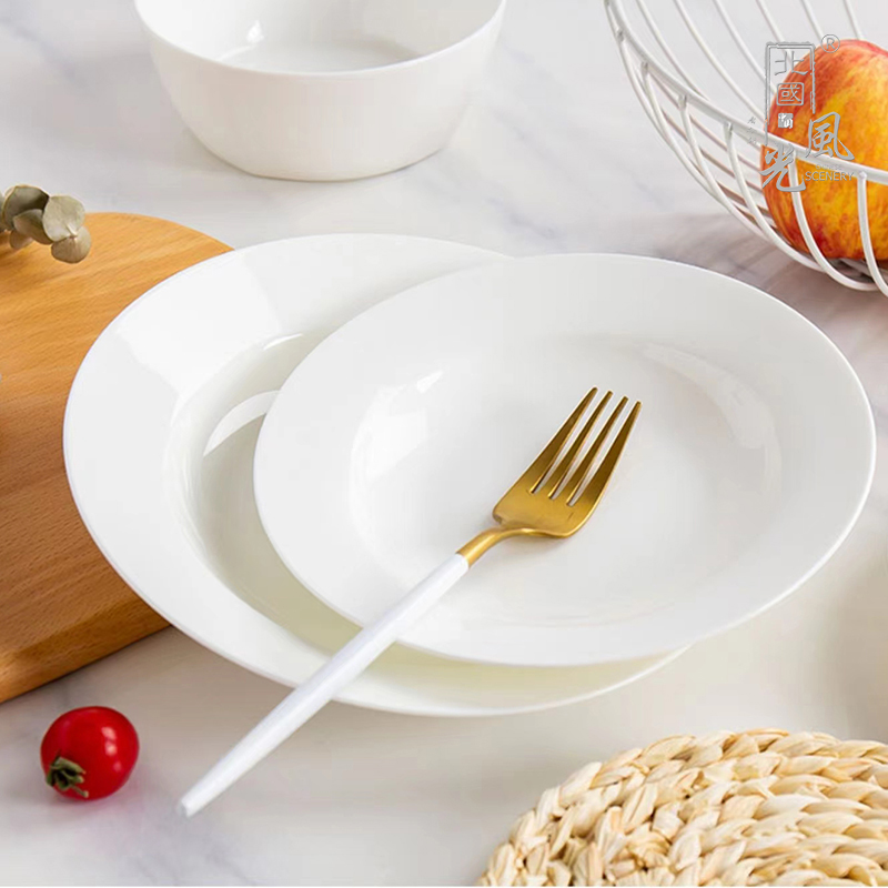 北国风光骨瓷餐具套装26头白雪公主TS-0026套高清大图