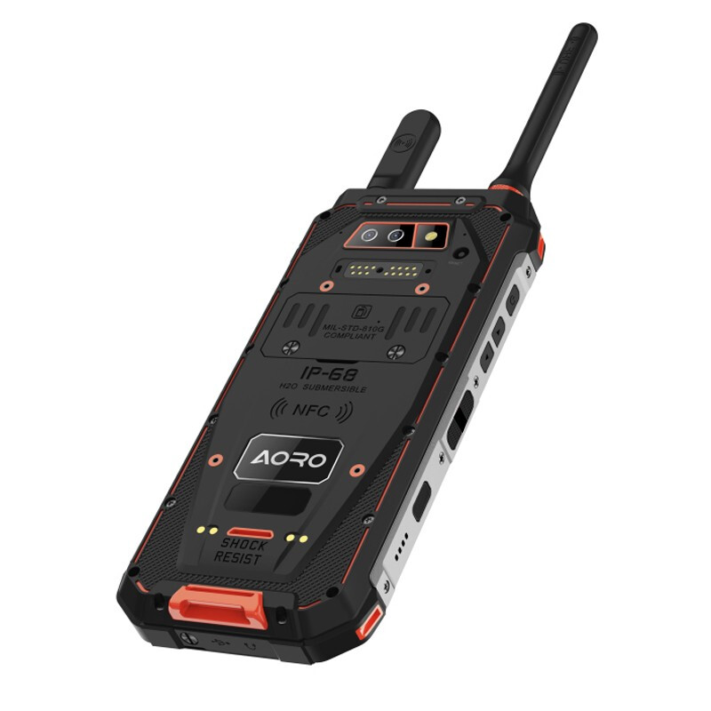 遨游(AORO)M5-LTE5 专网智能终端 LTE专网手机 1.8G专网货检手持机 超高频RFID 橙色高清大图