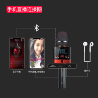 屁颠虫X51音响话筒一体麦克风全民K歌神器手机直播声卡无线蓝牙掌上ktv家用电视户外儿童手持扩音器全能唱歌 +直播套装