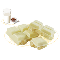 瑞特斯波德RitterSport全榛子白巧克力100g/块德国进口 巧克力办公休闲零食婚庆喜糖送女友节日礼物