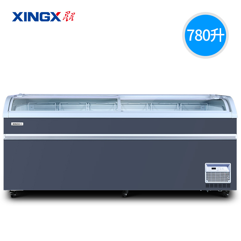 星星(XINGX)SD/SC-909BYE 780升 雪糕饮料柜 冰柜商用展示柜 冷藏冷冻转换 卧式展示柜 雪糕柜