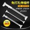 标准款[22mm管径] 50cm-80cm长度伸缩可调节 伸缩杆免打孔晾衣杆衣架不锈钢窗帘杆卫生间收缩浴帘杆免钉支撑杆