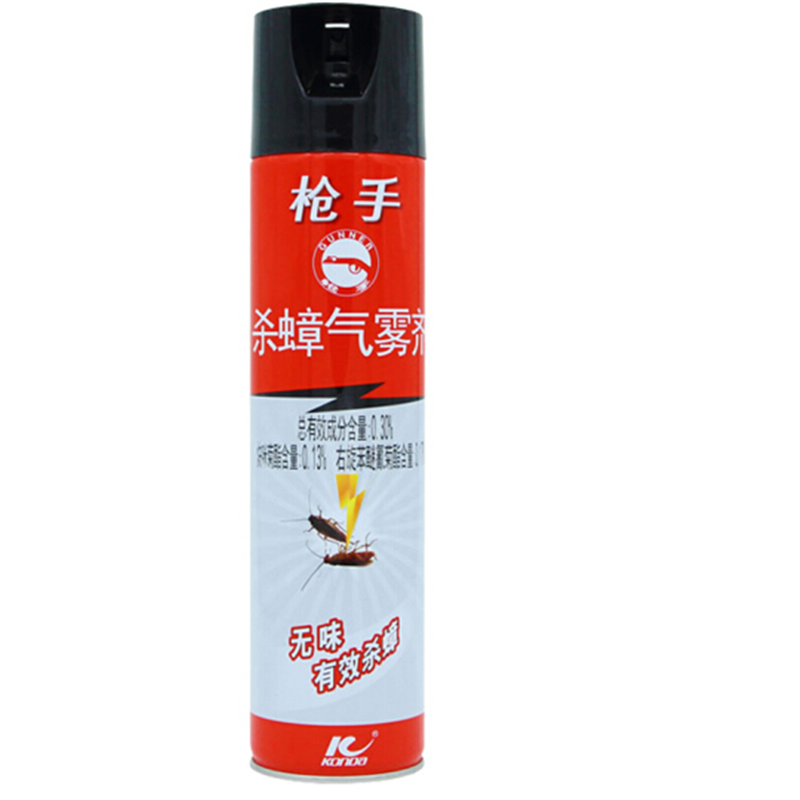枪手杀蟑气雾剂无味型600ml