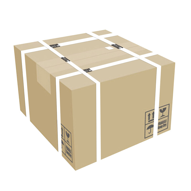 伏兴热熔打包带pp半自动机用打包带1208型货物包装带捆扎带白色10kg