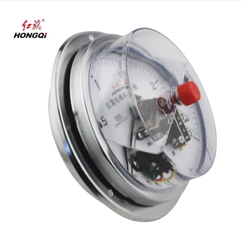 红旗 耐震磁助式电接点压力表检测款 YTNXC-100ZT (备注压力值) 块高清大图