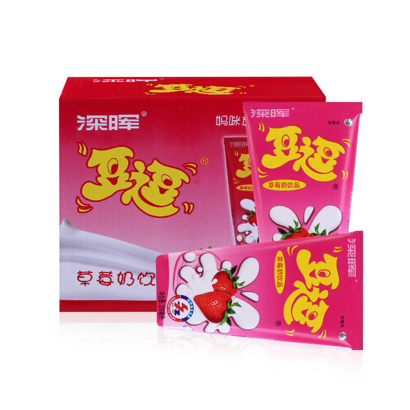 深晖豆逗草莓奶饮品200ml6