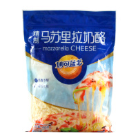 妙可蓝多 马苏里拉奶酪芝士450g 起司焗饭 芝士碎拉丝披萨材料 烘焙原料 袋装