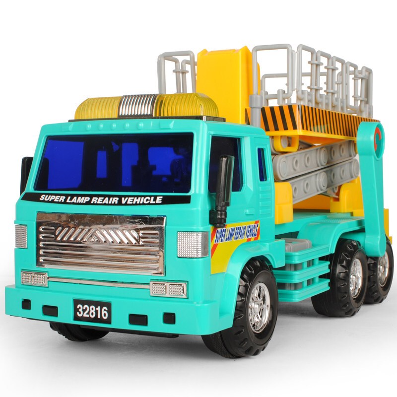 大号工程车翻斗车大卡车货车挖掘机男孩宝宝消防小汽车儿童玩具车