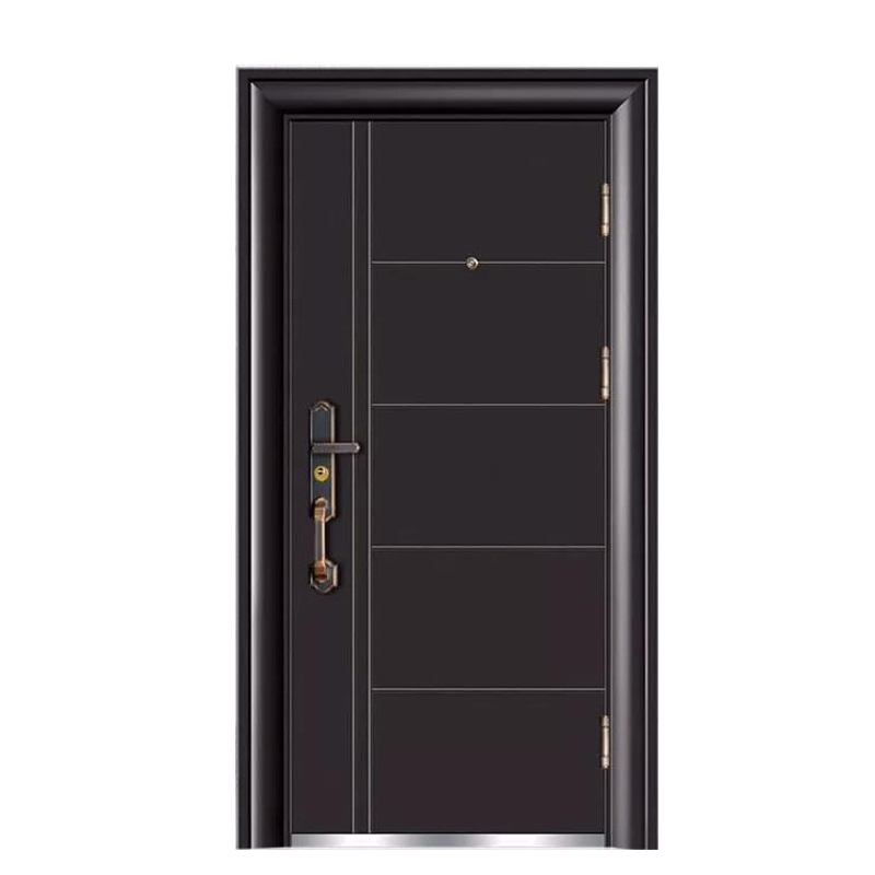 厂家十公分防盗门平板双色安全门锌合金防晒入户门