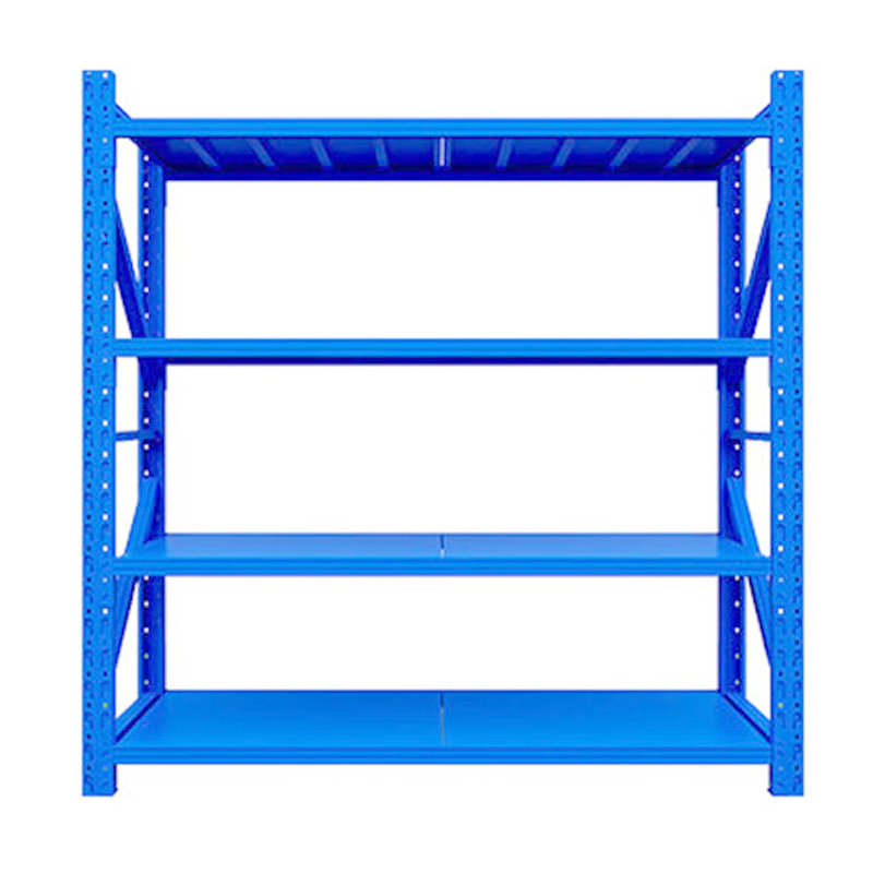 仓储货架实用货架承重220kg/1层主架200高*50宽*180长 4层蓝色蝴蝶卡口