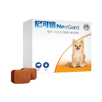 NexGard尼可信2-4kg小型犬用口服狗狗体外驱虫药狗除虱子跳蚤蜱虫药 小型粒犬（2-4kg犬用）单粒