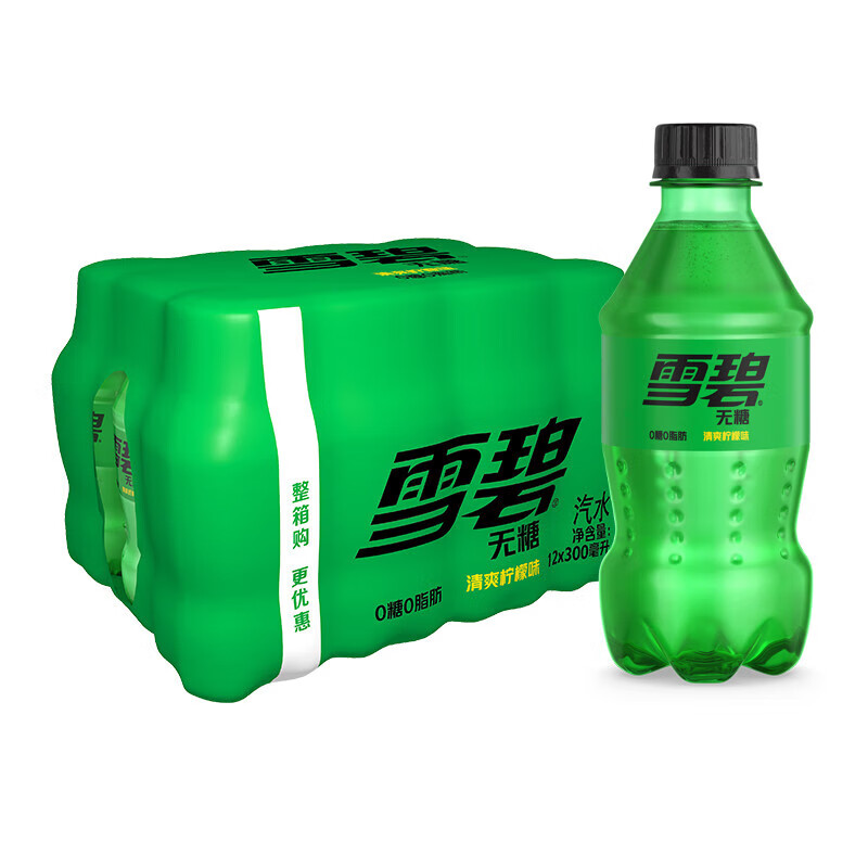 可口可乐 零糖雪碧 300ml*12瓶高清大图