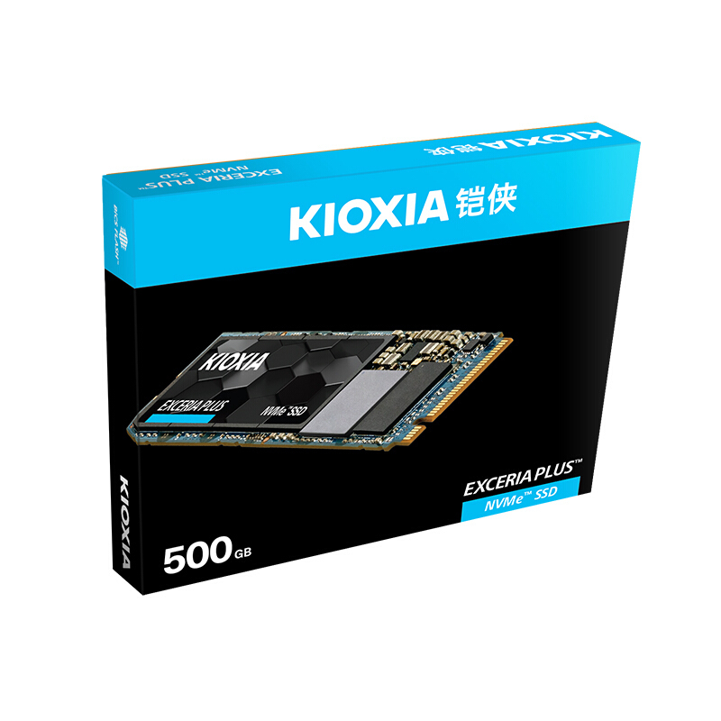 铠侠(Kioxia)(原RD500系列)500GB SSD固态硬盘 NVMe.M2接口 EXCERIA PLUS RD10系列 笔记本台式机高速固态硬盘 电脑SSD固态硬盘