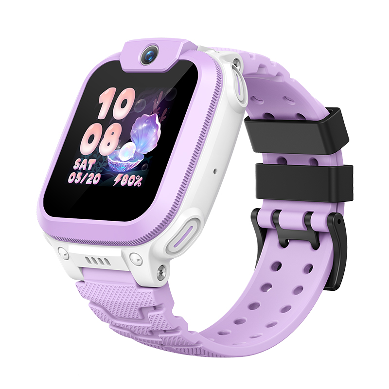 小天才儿童智能手表Q3A霞紫 4G电信GPS来电显示全面守护安全陪伴高清大图