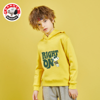 史努比(SNOOPY)男童卫衣春秋潮款儿童卫衣男童装新款帅气上衣外套春装连帽衫SNW130