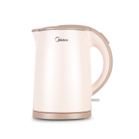 美的(Midea)电热水壶304不锈钢双层1.5L