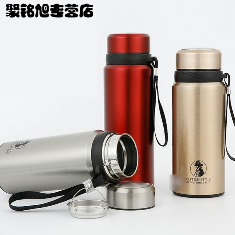 保温杯男大容量水杯不锈钢茶杯女士户外便携水壶杯子生活日用家庭清洁生活日用家居器皿水具水杯户外便携水壶
