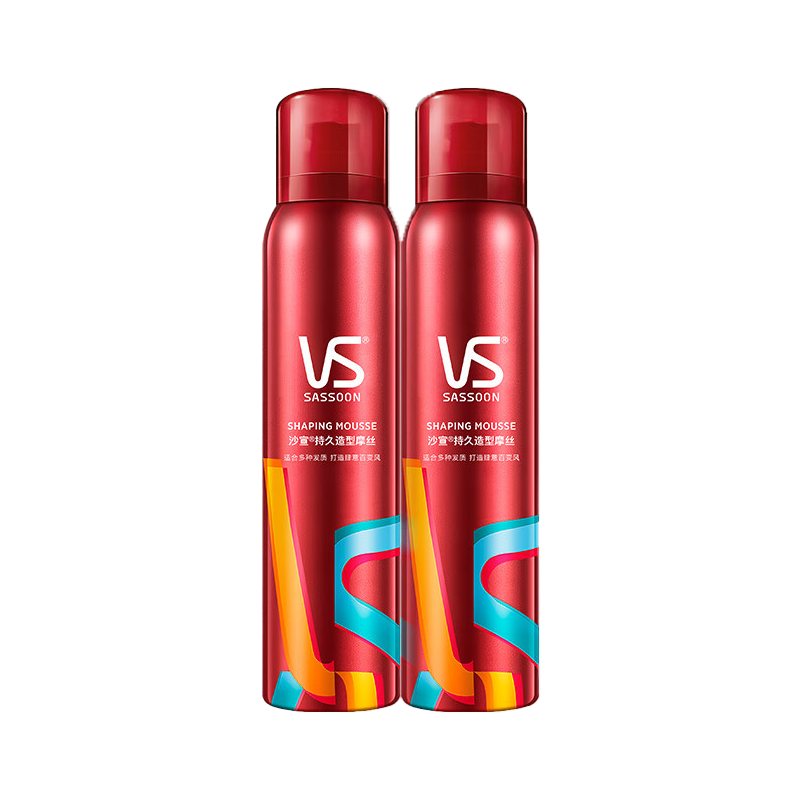 沙宣 造型泡沫摩丝泡沫强力持久造型 250ml*2