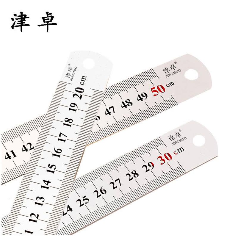 津卓 不锈钢直尺钢板尺直钢尺直板尺 30cm 把图片