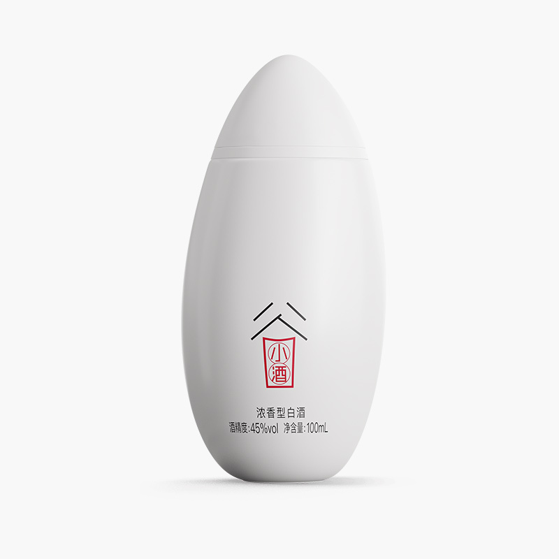 谷小酒 米粒套装 45度 100ml*2瓶 浓香型白酒 53度 100ml*1瓶 酱香型白酒