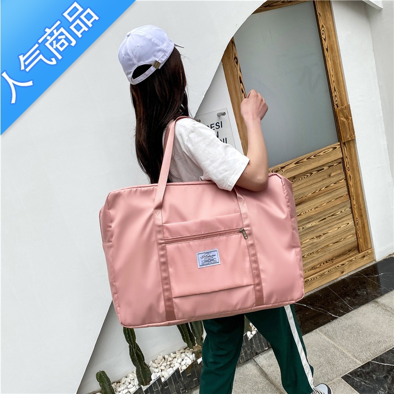 FENGHOU行李包女旅行包轻便超大容量手提包袋子学生装衣服的收纳包待产包旅行包男女高清大图