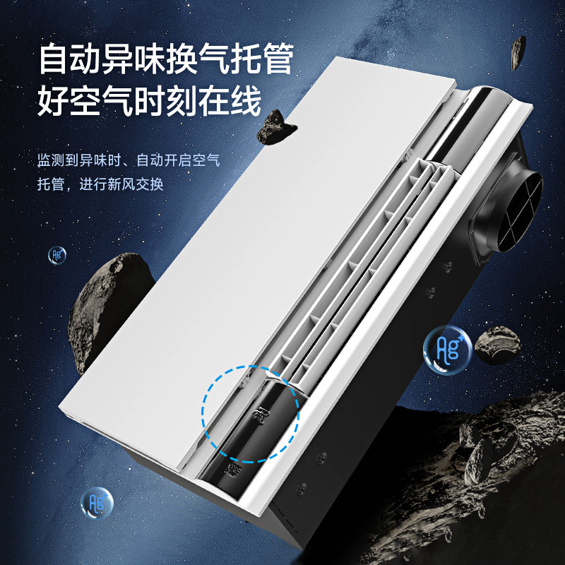 飞雕(FEIDIAO)新风风暖浴霸卫生间暖风机多功能浴室取暖一体式集吊普吊可用 耀60摆页款(浴霸需自行安装)