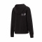 PUMA 字母图案印花休闲连帽卫衣 女款 黑色 539960-01