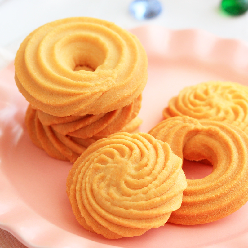 三只松鼠 丹麦风味曲奇100g x2盒