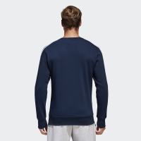 阿迪达斯(adidas) 春秋男士运动训练圆领针织卫衣套头衫 B45731