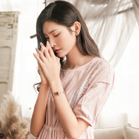 天王表(TIANWANG)手表 女士正品新款女表方形手链时尚防水石英表品牌手表3853