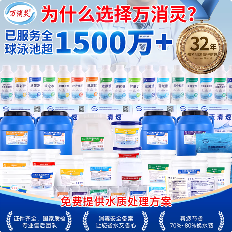 万消灵强力除菌清洗剂深层去污消毒杀菌持久清新家居好帮手高清大图
