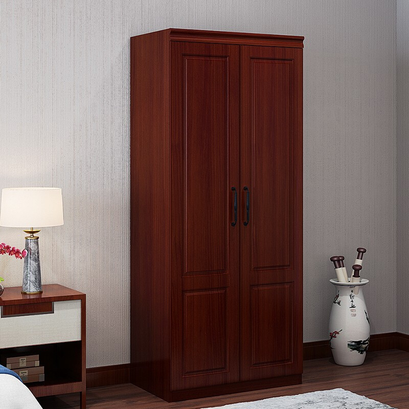 麦格尚两门衣柜现代轻奢木质组合衣橱对开门衣柜两门柜子