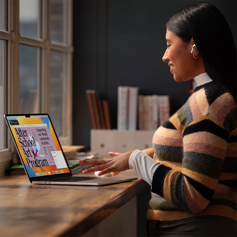 2023新品Apple MacBook Air15英寸M2芯片(8核中央处理器10核图形处理器) 8G 512G 笔记本电脑深空灰MQKQ3CH/A